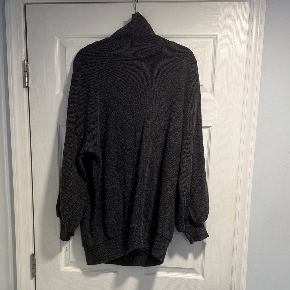 Women's Black Turtleneck Sweater